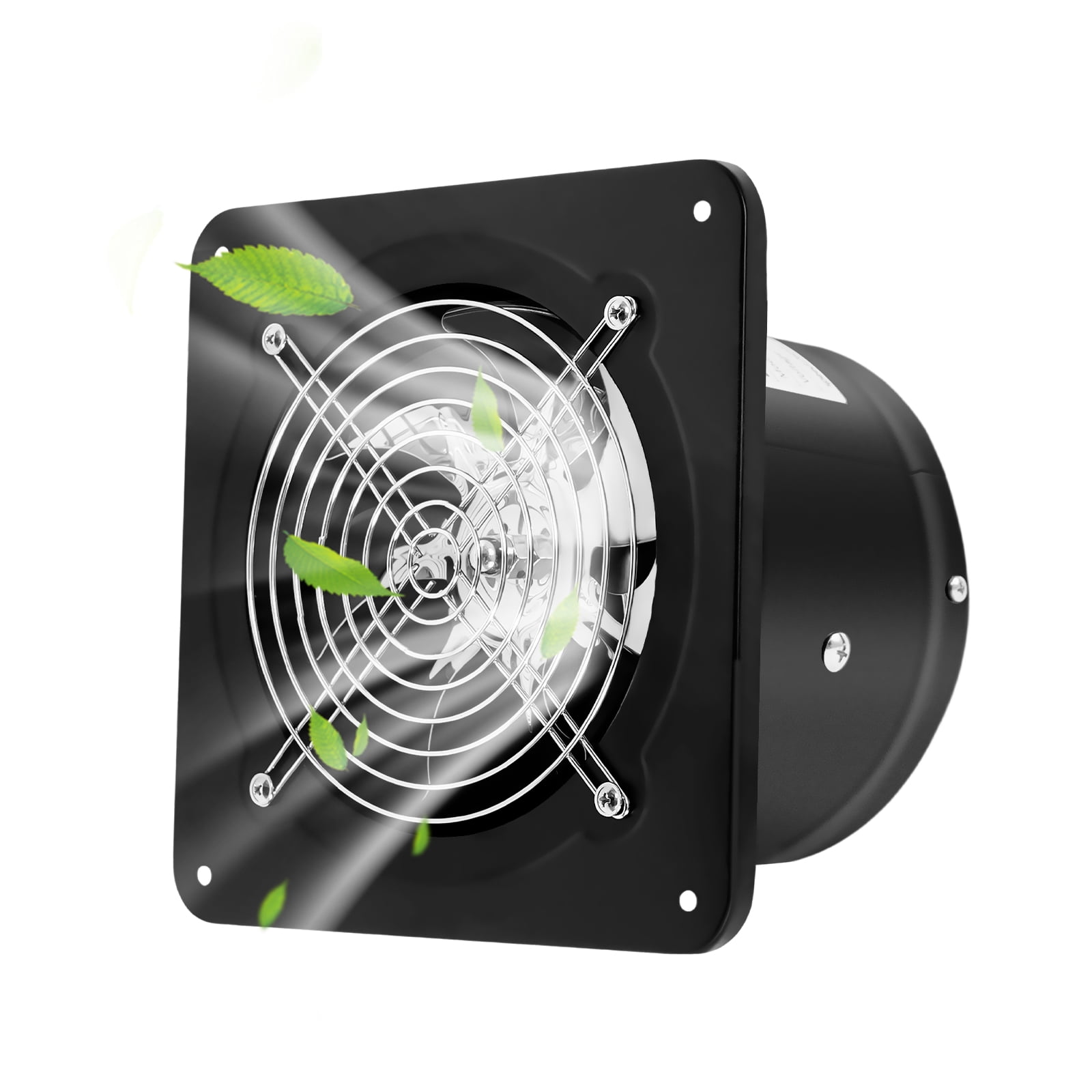 110V 40W Exhaust Fan Wall Exhaust Fan for Kitchen Bathroom 2600RPM Metal Extractor Fan 19*19*13.5cm