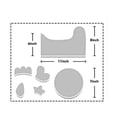 thumbnail image 2 of Acrylic Chicken Basket Template Set 6 Piece For Sewing Craft Projects With Egg Storage Design, 2 of 9