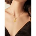 thumbnail image 3 of 10 Pcs Alloy Butterfly Charm Dangle Charms Ornament Retro Pendant Accessories for Jewelry Making DIY Necklace Earrings Findings DIY Handmade Craft Supplies 11x11x1.5mm Hole: 4mm Golden, 3 of 3