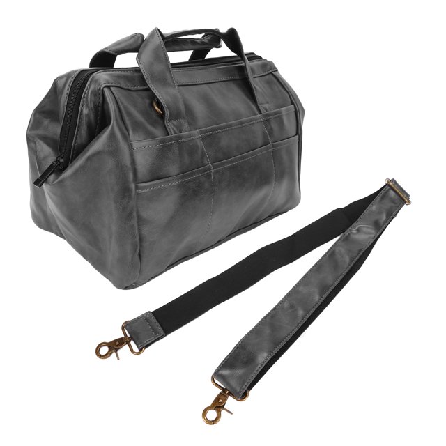 Organizador de cosméticos, bolso de peluquero, bolso de herramientas de peluquero de salón de cuero PU, muy recomendado