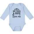 thumbnail image 3 of Inktastic My Yaya and Papou Love Me Girls Long Sleeve Baby Bodysuit, 3 of 5
