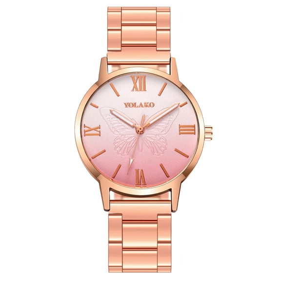 Resicozy Watches for Women Quartz Ladies Wrist Watches with Date Dainty Fashion Stainless Watch for Small Wrists Pink