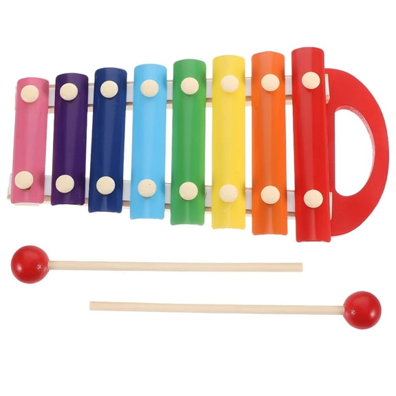 QAYOZ Xylophone with Mallets - 8 Tone Percussion Instrument