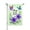Color 3, variant on JOOCAR Linen Garden Flag with Butterfly and Flowers in Mason Jar for Spring Summer Home Outdoor Garden Yard Door Decor 12x18 inch