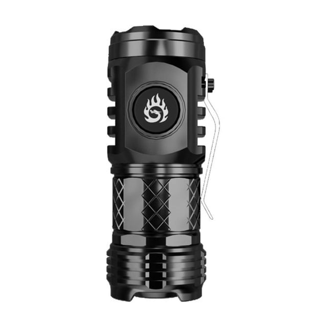 RKSTN Handheld Lamp Outdoor Bright Torch-Rose Head Heat Sink- Non-Slip Pattern Torch- Rechargeable Bright Torch - Portable Searchlight Kitchen Gadgets
