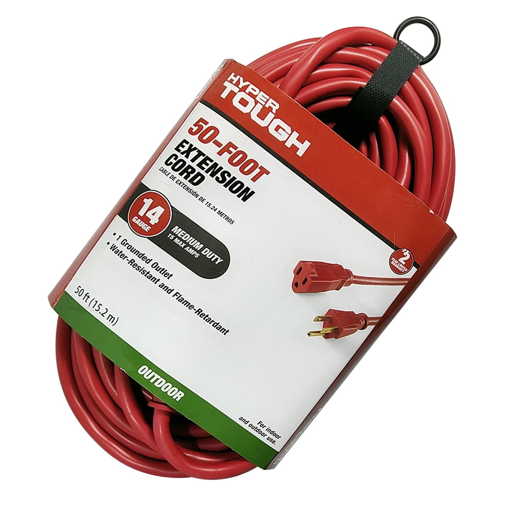 12/3 50ft premium  Single Outlet Outdoor Heavy Duty Waterproof Extension Cord 