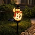 thumbnail image 5 of Outdoor Solar Light with 17 Inch Snowman Design, Waterproof Light for Christmas Decoration Yard and Garden, Solar Garden Light Stake, 1 Pack, 5 of 5