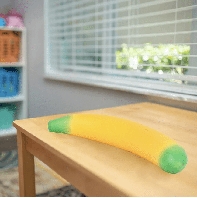 Laffy Snacks Squishy Sensory Banana Stress Relieving Banana Figure