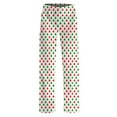 thumbnail image 7 of Riecok Pajama Pants for Women Plus Size Elastic Waist Straight Leg Pajama Bottoms Christmas Print Trendy Casual Lounge Pants Multicolor 4XL, 7 of 7