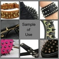 thumbnail image 6 of 70 Sets Silver Mixed Shape Spikes and Studs Cone Croc Spikes Leather Rivet Kit for Clothing Shoes Belts DIY, 6 of 7
