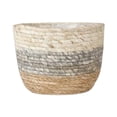 thumbnail image 1 of koolsoo Cache-Pot en Paille Fait à la Main Tissé avec Doublure Imperméable Support de Pot de Plante L, 1 of 9