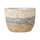 thumbnail image 1 of Cesta tejida para plantas, cesta de estilo rústico con forro impermeable para almacenamiento L, 1 of 9