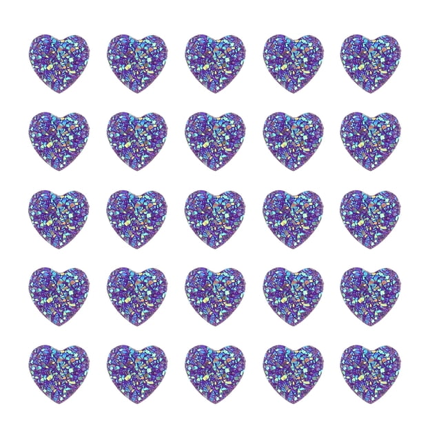Shisuyan Patchs en Résine Violet 50 Pcs 0.6X0.6X0.2In