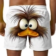 thumbnail image 4 of Xdegoge Bathing Suits for Men Funny Print Swim Trunks Quick Drying Board Shorts Novelty Beach Pants Graphic Swimwear with Mesh Liner Side Pockets for Surfing Pool Leisure, 4 of 6