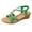 Light Green, variant on Fiaer Wedge Sandals with Arch Support for Women Stylish Casual Open Toe Slingback Shoes Summer Dressy Beach Vacation Walking Low Dress Sandals Light Green 9