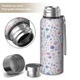 thumbnail image 2 of Design Pattern 20oz Stainless Steel Thermal Bottle with Tea Filter and Cup Lid, Vacuum Insulated Coffee Mug with 316L Inner Liner, Leakproof Travel Thermos for Office, Commute & Outdoor, 2 of 7