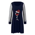 thumbnail image 3 of WILLBEST Vestido Casual Para Mujer, Vestido Clásico De Té Para Mujer, Vestido De Cuello En V De Manga Larga Con Cinturón, Vestidos De Fiesta Con Vuelo, 3 of 3