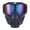Multicolour, variant on Gray Face Shield Detachable Full Face Goggle Goggle for Welding & Riding Fog Windproof Protective Full Face Riding for Outdoor Activities Detachable Goggle Shield with Fog Windproof Face