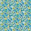 Waverly Inspirations Cotton 44" Ditsy Flower Lagoon Color Sewing Fabric by the Yard