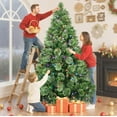 thumbnail image 7 of Alupssuc 6.5 ft Prelit Artificial Hinged Christmas Pine Tree, Warm White & RGB Lights, Pinecone Ornaments, and A Remote Control, Perfectly Complements Holiday Decorations, Parties, 7 of 7