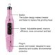 thumbnail image 4 of Vogacara 1 Juego de taladro eléctrico para manicura, Kit de brocas para uñas, removedor de esmalte de Gel de pedicura profesional, herramienta Cuidado de uñas Rosa Vogacara  MJ12940-05B, 4 of 6