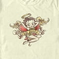 thumbnail image 2 of Men's Betty Boop Lil' Angel Tattoo  Graphic Tee Beige 3X Large, 2 of 4