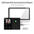 thumbnail image 2 of Graflsoa T200 Biometric Attendance System with Dual Camera, 2.8" Color Display, 1000 Face, 3000 Fingerprint, 1000 Palm Print & Password Capacity, 100-240V US Standard, 2 of 7