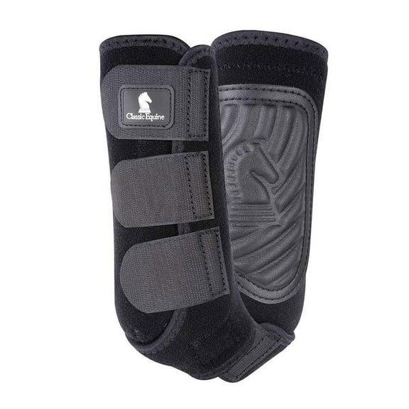 Classic Equine ClassicFit Front Boot Black LARGE
