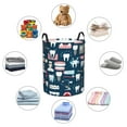 thumbnail image 6 of Balery Dental Round Laundry Basket with Handles Waterproof Freestanding Laundry Hamper for Clothes Toys in the Dorm and Family-Medium, 6 of 8