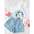 thumbnail image 3 of Focused Cat T-Shirt Toddler -Kayomi Harai Designs,  4 Toddler, 3 of 4