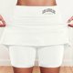 thumbnail image 2 of Falda culotte de talle medio para mujer: cintura elástica, bolsillos laterales, diseño fluido en capas, falda estampada informal para el verano., 2 of 5