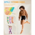 thumbnail image 5 of CAMBIVO Compression Socks for Women, 15-20 mmHg Knee High Socks 3 Pairs, Gradient Color Socks for Nurses, Running, Travel & Comfort, 5 of 7