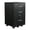 Black_3 Drawers, variant on Hassch 2 Drawers File Cabinet with Wheels and Lock, Wooden Rolling Filing Cabinet for Letter Size, Home, Office, Printer Stand, Easy Assembly, 15.7" L x 15.7" W x 26" H, Brown