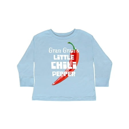 

Inktastic Gran Gran s Little Chili Pepper Gift Toddler Boy or Toddler Girl Long Sleeve T-Shirt