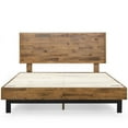 thumbnail image 2 of Rustic FarmHome Low Profile Pine Slatted Platform Bed in Queen, 2 of 5