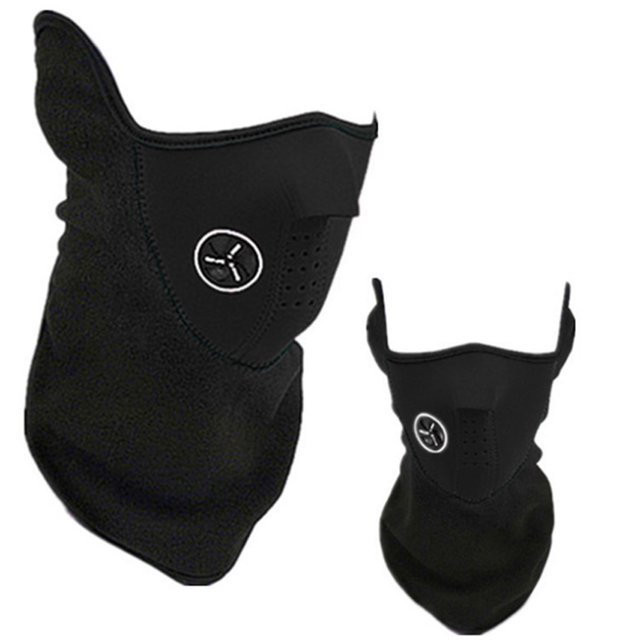 Winter Outdoor Riding Running Jogging Mask Face face mask Half face Neck Warm Keeping Dustproof Cotton yarn Headgear