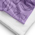 thumbnail image 3 of Purple Ribbon Pattern - Beach Towel, 3 of 3