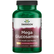 Swanson Mega Glucosamine 750 mg 120 Capsules