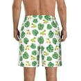 thumbnail image 3 of Kdxio Frogs And Tropical Leaves Pattern Mens Casual Shorts - Drawstring Summer Beach Sports Shorts for Men, 3 of 5