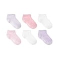 thumbnail image 3 of Hanes Girls Low-Cut Socks Value Pack, 6-Pack, Pure Comfort SuperSoft Low-Cut Socks for Infant and Toddler Girls, 3 of 6
