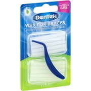 DenTek Wax For Braces Fresh Mint - 1 ea., Pack of 4