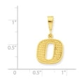 thumbnail image 2 of 14k Initial O Charm, 2 of 3