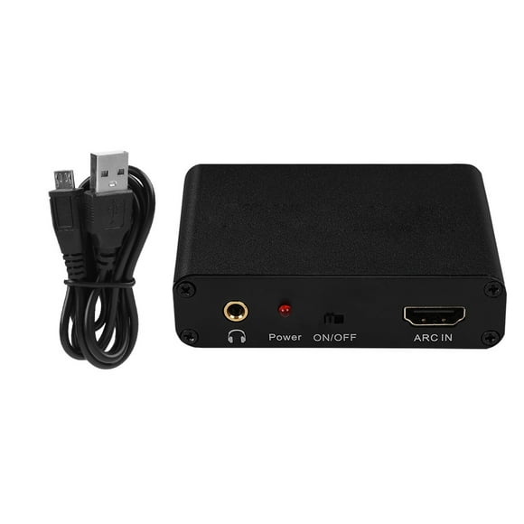 ZOUSSIQI Micro USB Aluminum Alloy HDMI Audio ARC Extractor Converter Return Channel Adapter EL225#18083