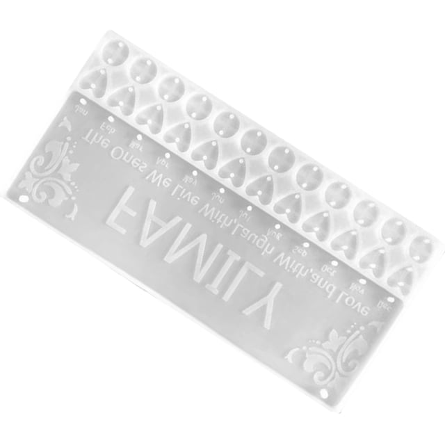 FOMIYES Transparente De Silicona Para Colgantes Hechos A Mano Uso En Casa