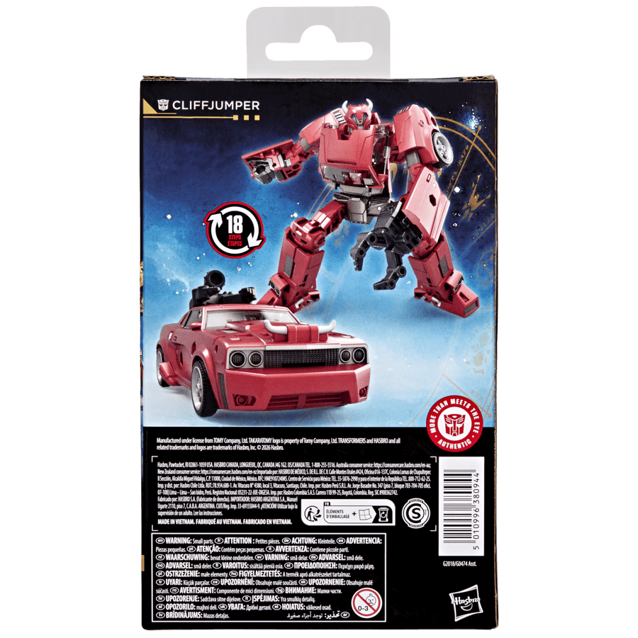 Transformers Toys Age of the Primes Cliffjumper 5-inch Action Figure, 8+