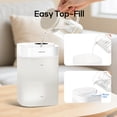 thumbnail image 2 of HUMSURE Bedroom Humidifier, 4.5L Cool Mist Floating for Household Plants, Silent Ultrasonic Humidifier, Aromatic Multi-Colour Controllable Light, leak-proof Easy to Clean, 2 of 11