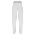 thumbnail image 4 of Women's Plus Size Comfy Lounge Pants High Waisted Joggers Pants with Side Pockets Elastic Drawstring Waist for Yoga Casual Home Wear, 4 of 6