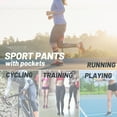 thumbnail image 2 of Women Jogger Pants with Pockets Elastic Drawstring Waist Relaxed Running Sport Sweatpants, 2 of 6