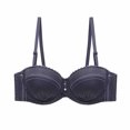 thumbnail image 3 of Bigersell Padded Bra Clearance Halter Bra Longline Sports Bras for Women No Underwire Bra Style R-996 Bra No Underwire Sports Bras Regular Full-Coverage Bra Hook & Eye Bra Closure Gray XL, 3 of 4