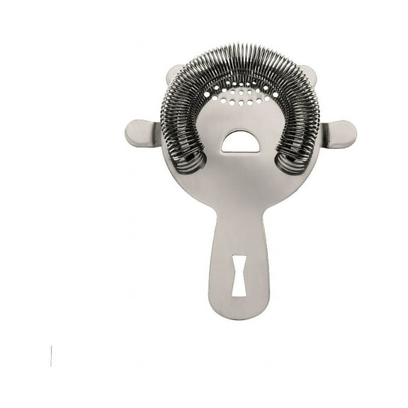Barfly Heavy-Duty Spring Bar Strainer w/4 Prongs, One Size, Stainless Steel
